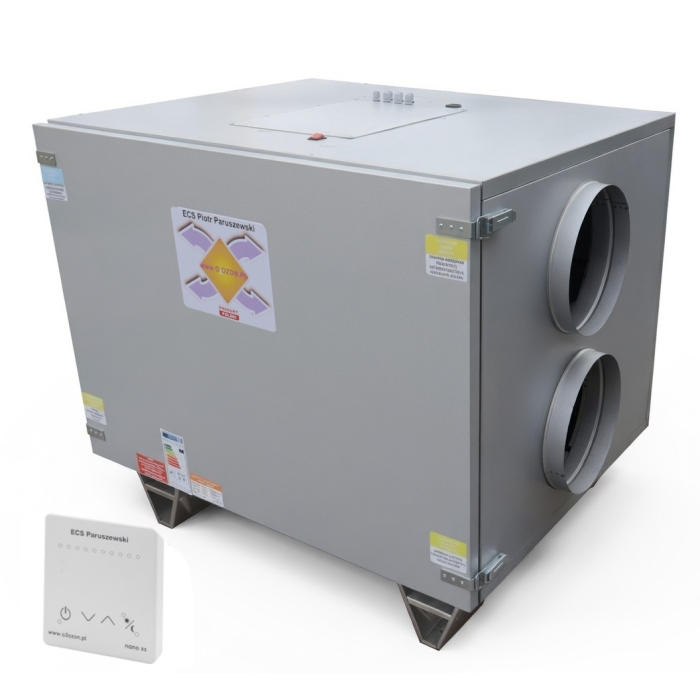 Centrala wentylacyjna  ABP-1200/315  PRZECIWPRĄDOWA ze sterownikiem nano XS